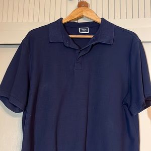 Blue Pique Polo